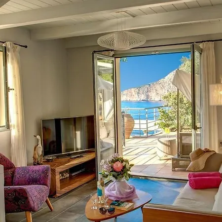 Remarkable Kefalonia Yu Kanda 3 Bedrooms Seafront Villa